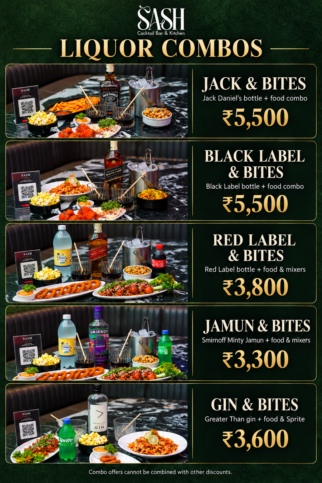 SASH Liquor Combos